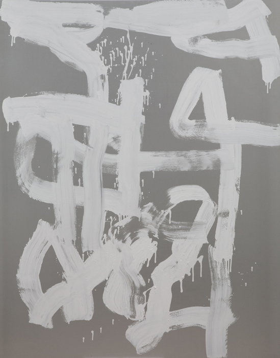 Bouquet Toss Camellia, 2010, oil on aluminum, 60x48 in